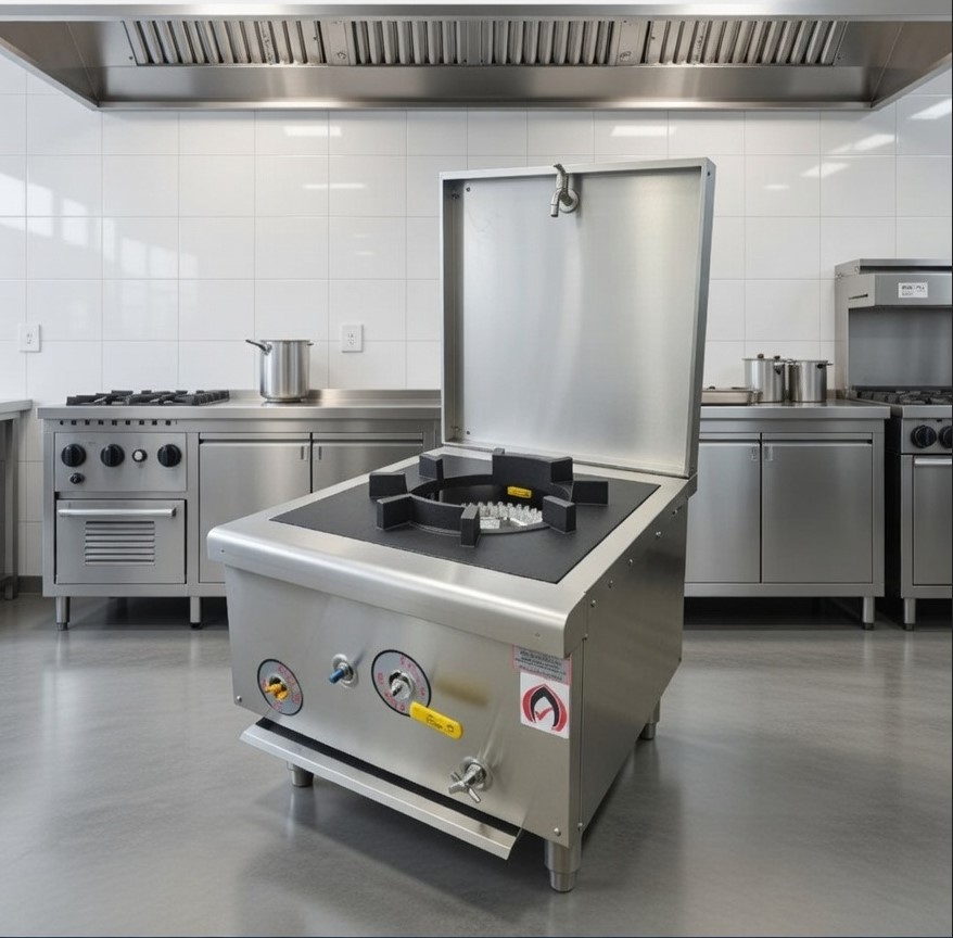 S/S Stock Pot Stove with Splashback